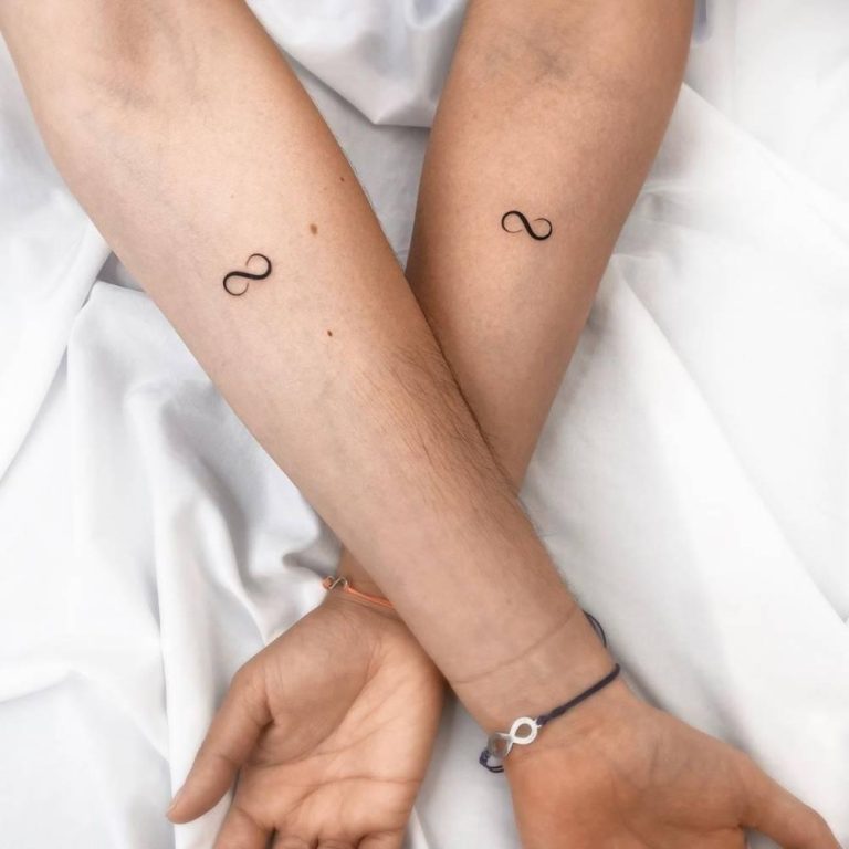 20 Minimal Couple Tattoo Ideas For Every Stage Of Your Relationship